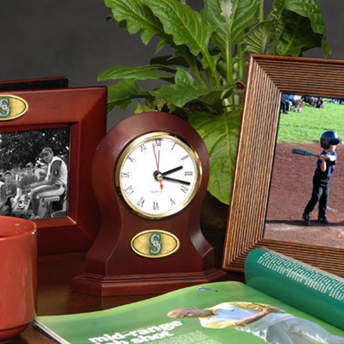 Seattle Mariners MLB Desk Clock