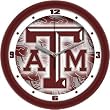 Texas A&M Aggies Suntime 12" Dimension Glass Crystal Wall Clock - NCAA College Athletics