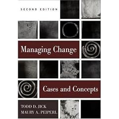 Managing Change: Cases and Concepts