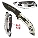Matrix Stainless Steel Folding Knife - Black Finish (fls)