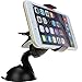 All Smartphones One Mount – Highest Quality Windshield Holder for Big Phones Including iPhone 6 plus / Samsung Galaxy S6 / Edge / Note 5 / 4 / 3 – GPS –