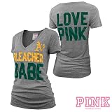 Oakland Athletics Victoria's Secret PINK&Atilde;&macr;&Acirc;&iquest;&Acirc;&frac12; Deep V-Neck Bleacher Babe Tee