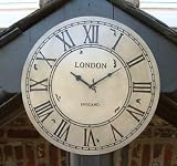 Beige London Clock 15 Diameter