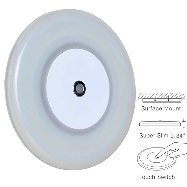 Rv Boat Dome Light 12 Volt Led Ceiling Light Inbuilt Touch Dimmer