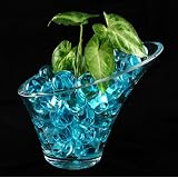 Water Storing Deco Beads 8 Oz Blue (will yield about 8 gallon)+ 1 Crystal Soil Rose