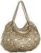 SR SQUARED by Sondra Roberts Trapunto Knotted Shopper