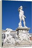 Neptunes Fountain - 20 Inch Canvas Print (51 cm) by Robert Harding