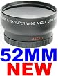 52mm WIDE-ANGLE Lens ~INCLUDING BAG~ FOR NIKON D40 D50 D60 D70 D80 D40X