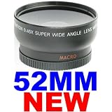 52mm WIDE-ANGLE Lens ~INCLUDING BAG~ FOR NIKON D40 D50 D60 D70 D80 D40X