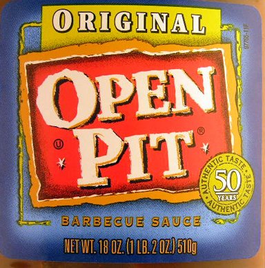 Open Pit Original Barbecue Sauce Six Bottles (18 oz each)