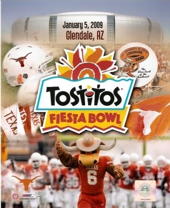 Texas Longhorns 2009 Fiesta Bowl 8x10 Photo