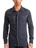 Guess - GUESS Long Sleeve Union Shirt with Stripe
