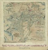 The Battlefield of Williamsburg, Va. : fought 5th May 1862. (Civil War Map Reprint: 35 x 36)