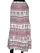 Skirts -White Color Printed Wrap Girls Comfortable Clothing In India Size 36 For Free Shipping