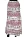 Skirts -White Color Printed Wrap Girls Comfortable Clothing In India Size 36 For Free Shipping