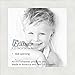 ArtToFrames 8x8 inch Satin White Frame Picture Frame, WOMFRBW26074-8x8