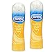 Durex Real Feel Silicone Based Intimate Pleasure Gel Long Lasting Sensual Feel with Cilicone : Size 1.7 Oz Pack of 2