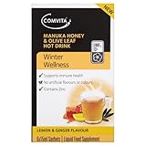 Comvita Manuka Honey/ Olive Leaf Lemon and Ginger Hot Drink Pack of 6