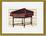 Gold Framed/Matted Print 17x23, Spinet 51Btz6Q%2B1bL. SL160 Gold Framed/Matted Print 17x23, Spinet
