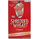 Post Shredded Wheat Original Cereal, Spoon Size, 16.4-Ounce Boxes (Pack of 4)