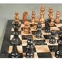 Black and Tan Marble Chess Set