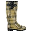Tartan Black Wellington Boots