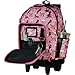 Wildkin Horses in Pink High Roller Rolling Backpack