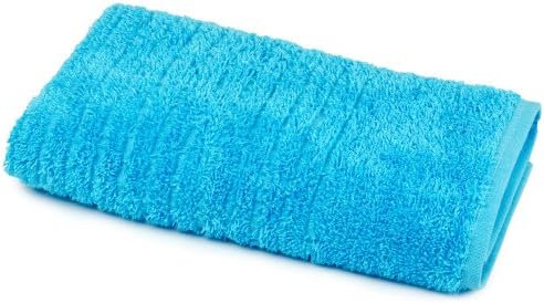 100-Percent Ring Spun USA Cotton Bathroom Hand Towel, Blue Atoll