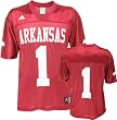 Arkansas Razorbacks -No. 1- Red Replica Football Jersey