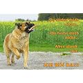 Metall - Warnschild Leonberger