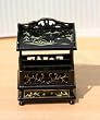 Dollhouse Miniature Artisan Handpainted Chinoise Table Stand