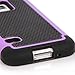 Galaxy S5 MINI Case, E LV Galaxy S5 MINI Case - Shock-Absorption / High Impact Resistant Hybrid Dual Layer Armor Defender Full Body Protective Case Cover for Samsung Galaxy S5 MINI SM-G800 with 1 Stylus and 1 E LV Microfiber Digital Cleaner (Purple)
