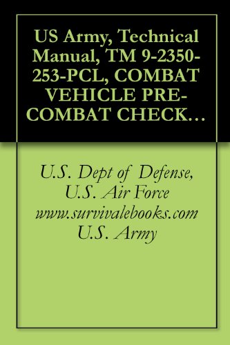 US Army, Technical Manual, TM 9-2350-253-PCL, COMBAT VEHICLE PRE-COMBAT CHECKLIST FOR TANK COMBAT, FULL TRACK 105 MM GUN & TANK THERMAL SIGHT M60A3, (NSN ... manuals on dvd, military manuals on cd,