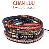 CHAN LUU 【チャンルー】ブレスレット　5WRAP BRACELET【Salmon Mix】
