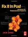 Fix It In Post: Solutions for Postproduction Problems
