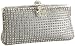 Menbur 127260009 Wedding Clutch,Silver,one size
