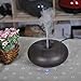 LUOYIMAN Electric Aroma Diffuser Humidifier Whisper-quiet Operation well design Enjoy Aromatherapy Experience Auto off with Scented Essential Oils Cool Mist Humidifier(Dark Wood Grain)