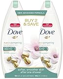 Dove Body Wash, Purely Pampering Pistachio Cream with Magnolia 14.5 ounce, Twin Pack