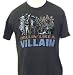 Superfriends DC Comics Chillin Like A Villian Men's Black Vintage T-shirt