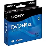 Sony DPR85L1 - 2 x DVD+R DL - 8.5 GB 2.4x - jewel case - storage
media