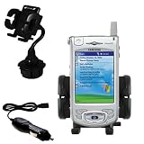 Samsung SPH-i700 Auto Cup Holder with Car Charger - Uses Gomadic TipExchange