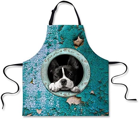 Pixel Apron - Funny Cool dog Personalized Creative Apron Kitchen Cooking Restaurant