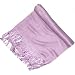 Men Muffler Silk Pashmina Handmade In India Purple 58 x 12.5 inches