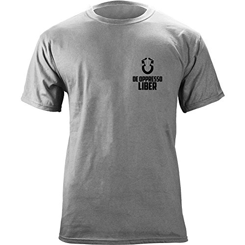 Army Special Forces Punisher Skull Veteran T-Shirt (XL, Heather Grey)