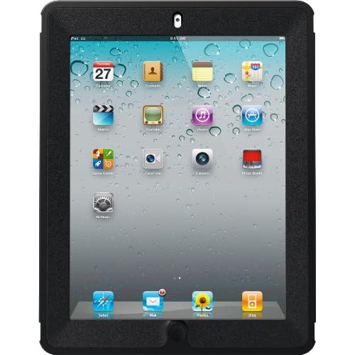 OtterBox Defender Series Case with Screen Protector and Stand for iPad 4th Generation, iPad 2 and 3 - Black