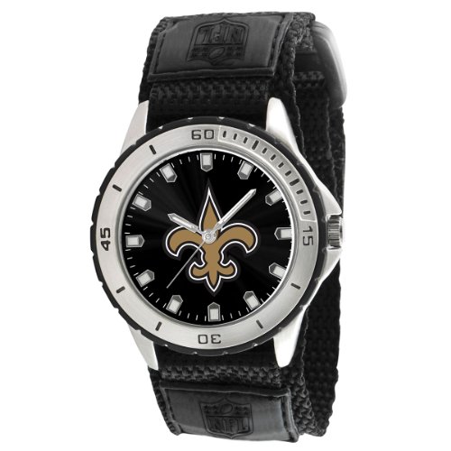 Game Time Men's NFL-VET-NO Veteran Custom New Orleans Saints Veteran Series Watch