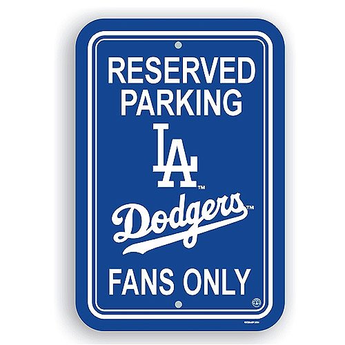 Los Angeles Dodgers Reserved Parking Sign