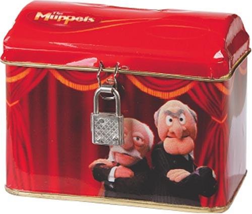 Disney Muppets Muppet-Show Kermit-Collection Spardose Waldorf und Statler 12,2 x 7,7 x 9,7 cm