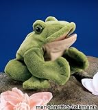 Folkmanis Frog Plush Hand Puppet