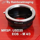 Canon EOS EF Lens to Micro 4/3 Four Thirds System Camera Mount Adapter, Olympus PEN E-P1 E-P2, Panasonic Lumix DMC-GF1, GH1, G1